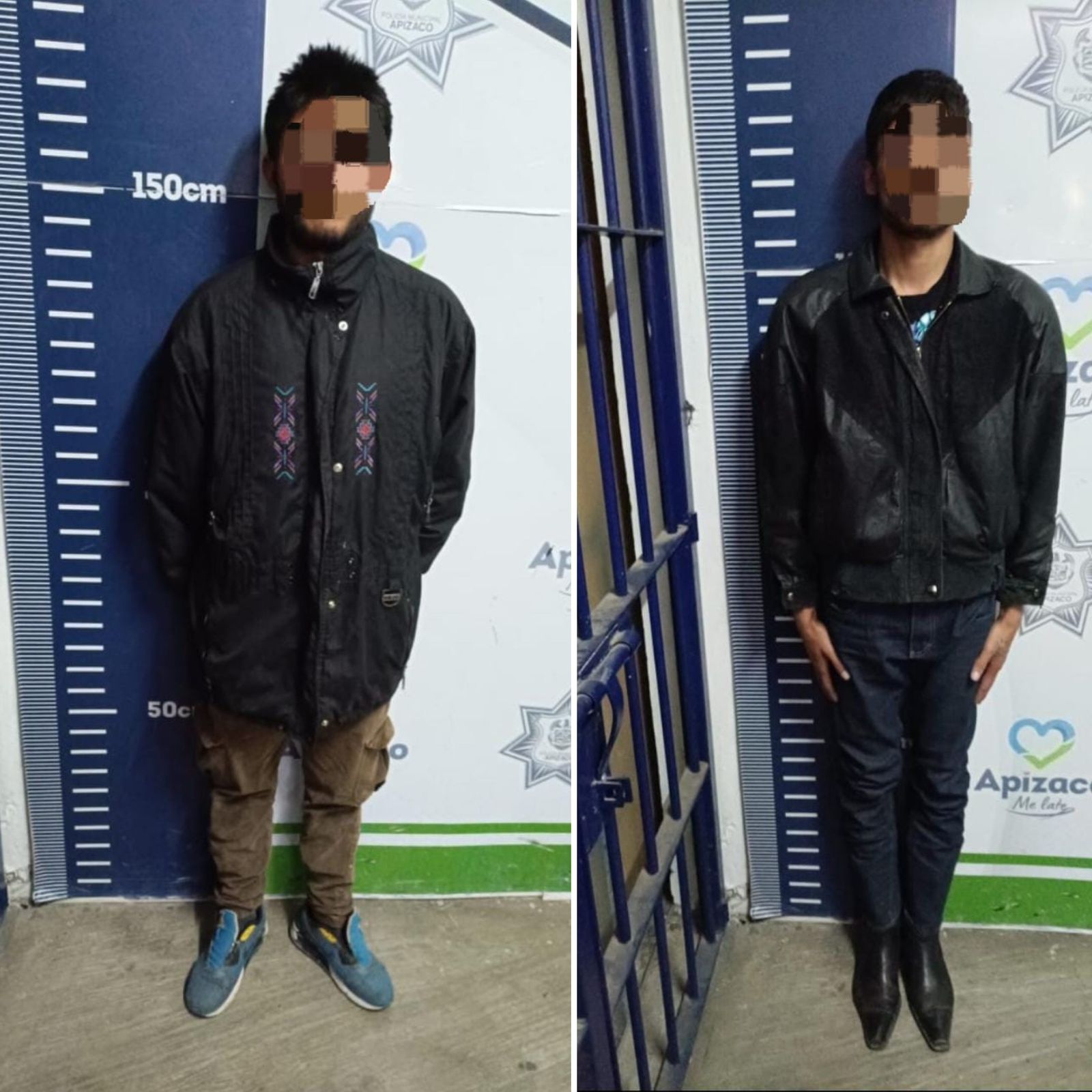 Frustra Policía Municipal de Apizaco robo de motocicleta y asegura a dos sujetos